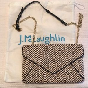 J.McLaughlin Crossbody purse Vegan Trim